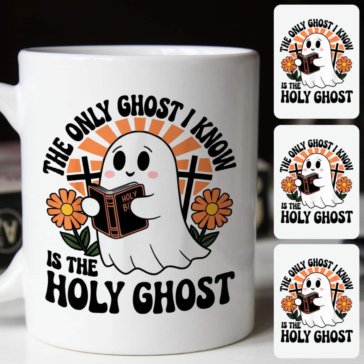 The Only Ghost I Know Is The Holy Ghost Halloween Boo Bible T-Shirt The Only Ghost I Know Is The Holy Ghost Halloween Boo Bible T-Shirt