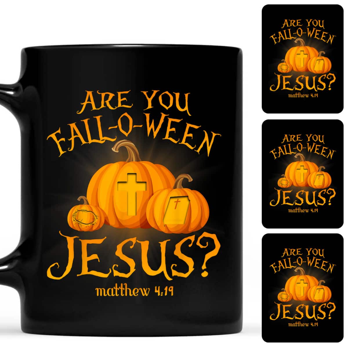 Are You Fall-O-Ween Jesus Christian Halloween Pumpkins T-Shirt Are You Fall-O-Ween Jesus Christian Halloween Pumpkins T-Shirt