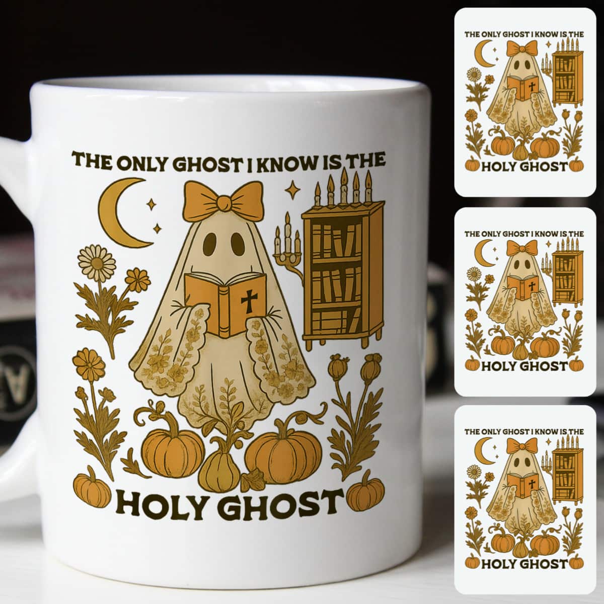 The Only Ghost I Know Is The Holy Ghost Halloween Christian Religious T-Shirt The Only Ghost I Know Is The Holy Ghost Halloween Christian Religious T-Shirt