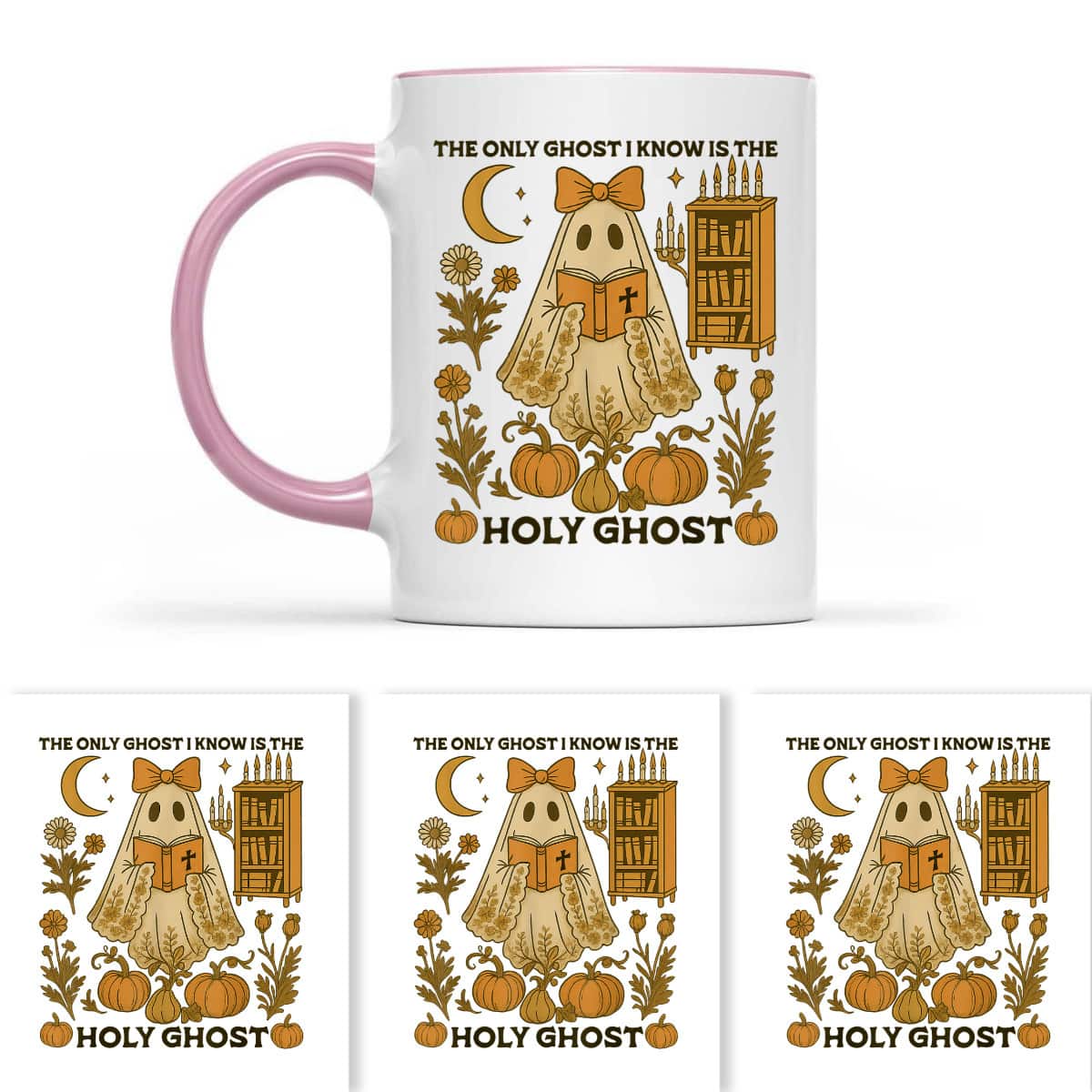 The Only Ghost I Know Is The Holy Ghost Halloween Christian Religious T-Shirt The Only Ghost I Know Is The Holy Ghost Halloween Christian Religious T-Shirt