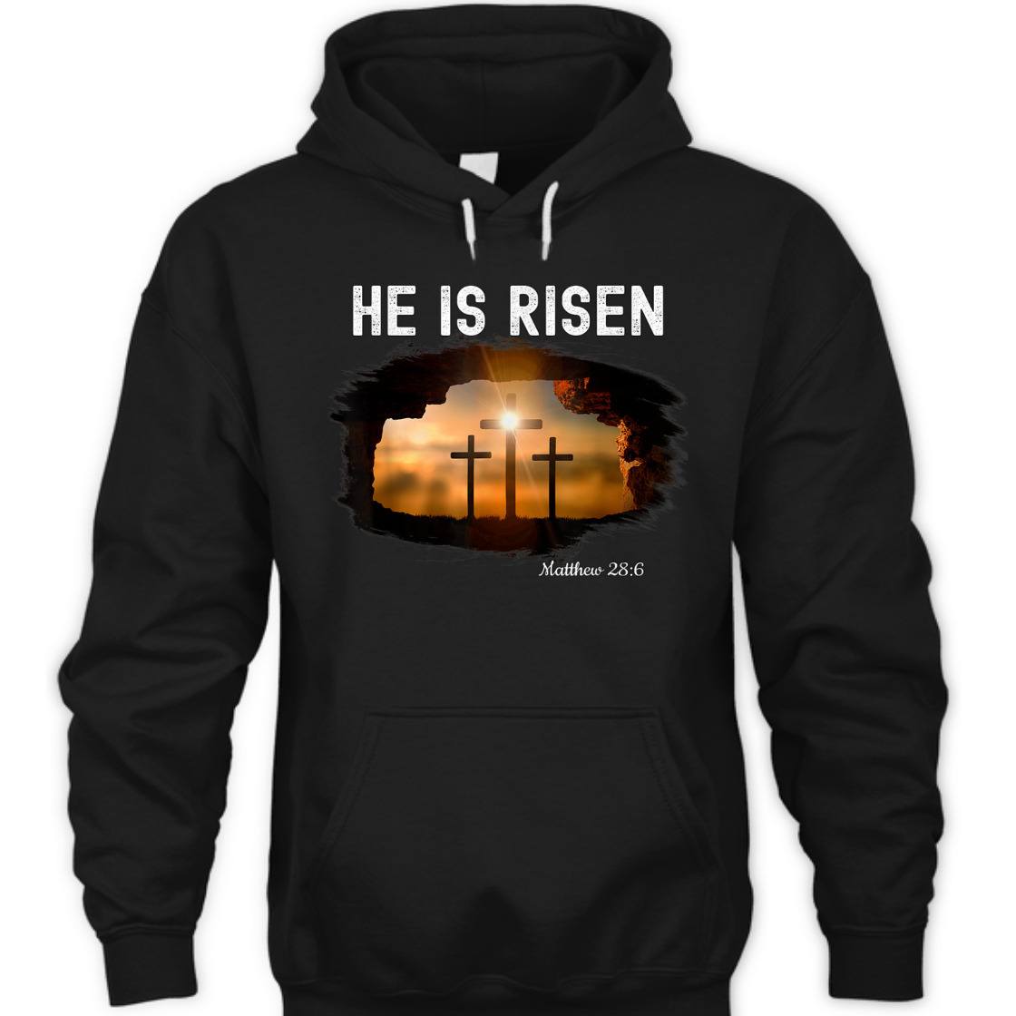 He Is Risen Matthew 28:6 T-Shirt Christian Easter Day Religious Gift He Is Risen Matthew 28:6 T-Shirt Christian Easter Day Religious Gift