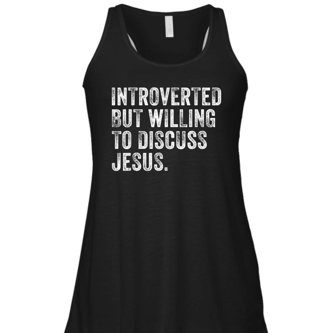 Introverted But Willing To Discuss Jesus T-Shirt Funny Christian Religious Gift Introverted But Willing To Discuss Jesus T-Shirt Funny Christian Religious Gift