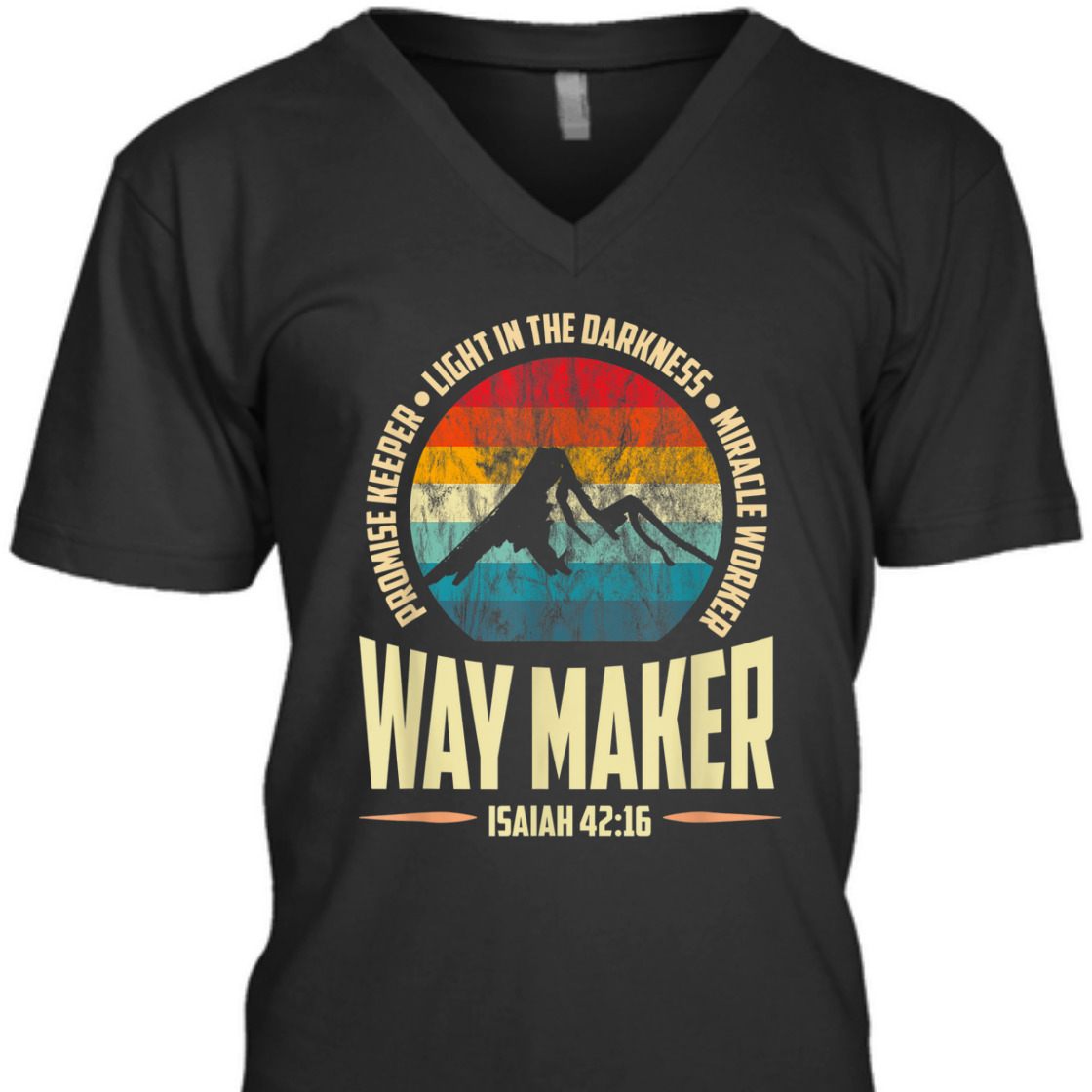 Vintage Waymaker Promise Keeper Miracle Worker Isaiah 42:16 T-Shirt Vintage Waymaker Promise Keeper Miracle Worker Isaiah 42:16 T-Shirt