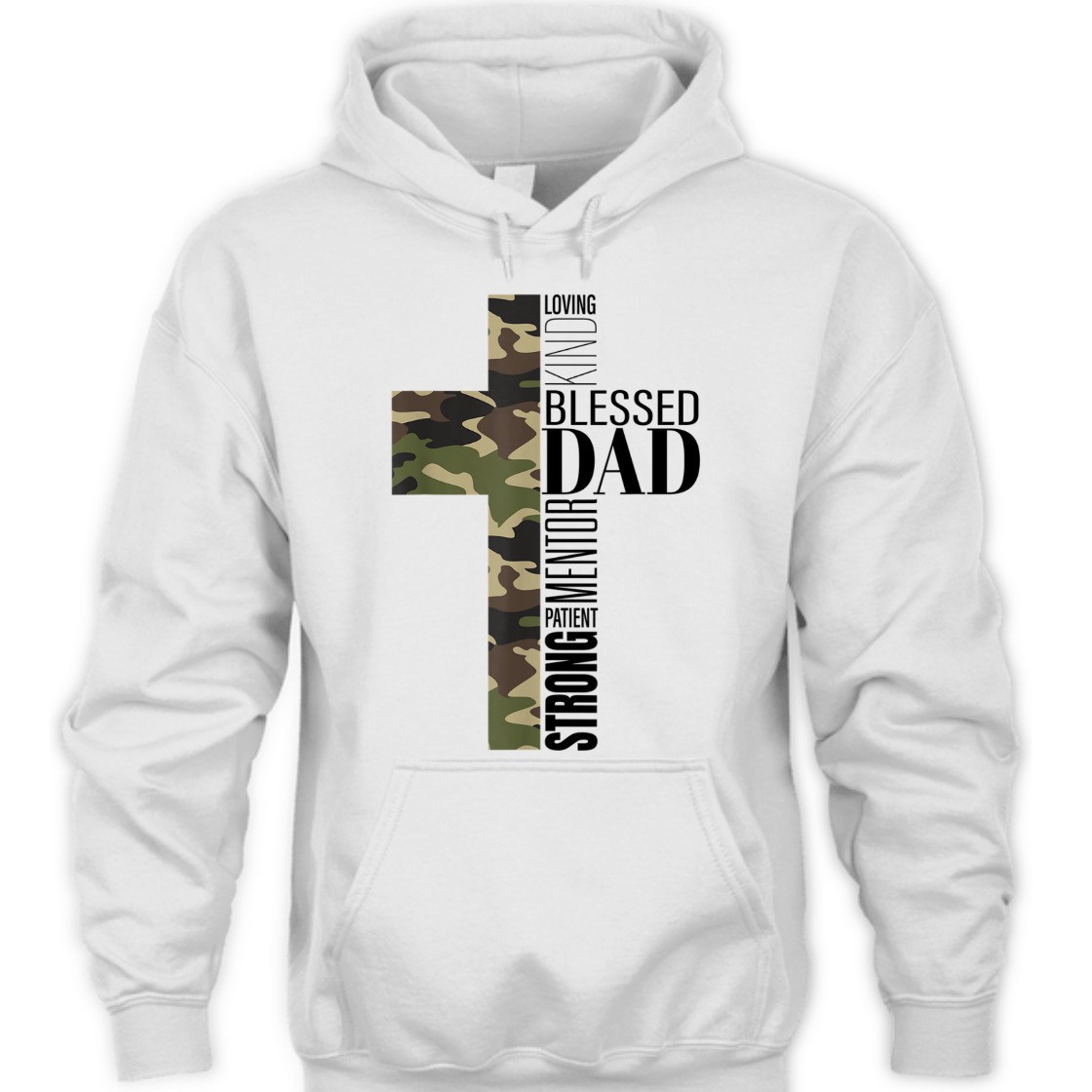 Loving Kind Blessed Strong Patient Mentor Dad Fathers Day Religious T-Shirt Loving Kind Blessed Strong Patient Mentor Dad Fathers Day Religious T-Shirt