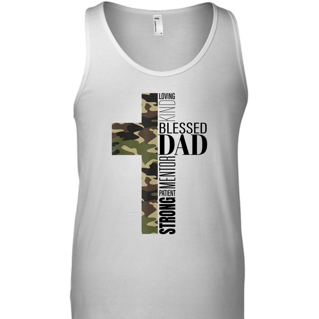 Loving Kind Blessed Strong Patient Mentor Dad Fathers Day Religious T-Shirt Loving Kind Blessed Strong Patient Mentor Dad Fathers Day Religious T-Shirt