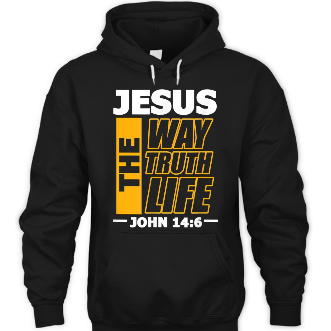 Jesus The Way Truth Life John 14:6 Christian Bible Verse T-Shirt