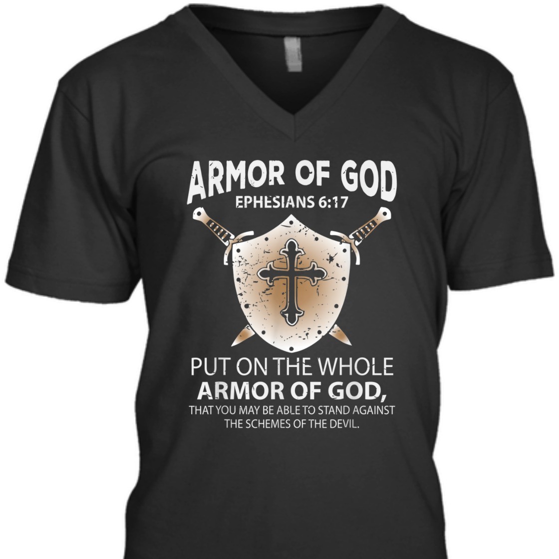 Armor Of God Ephesians 6:17 Perfect Gift For Believers T-Shirt