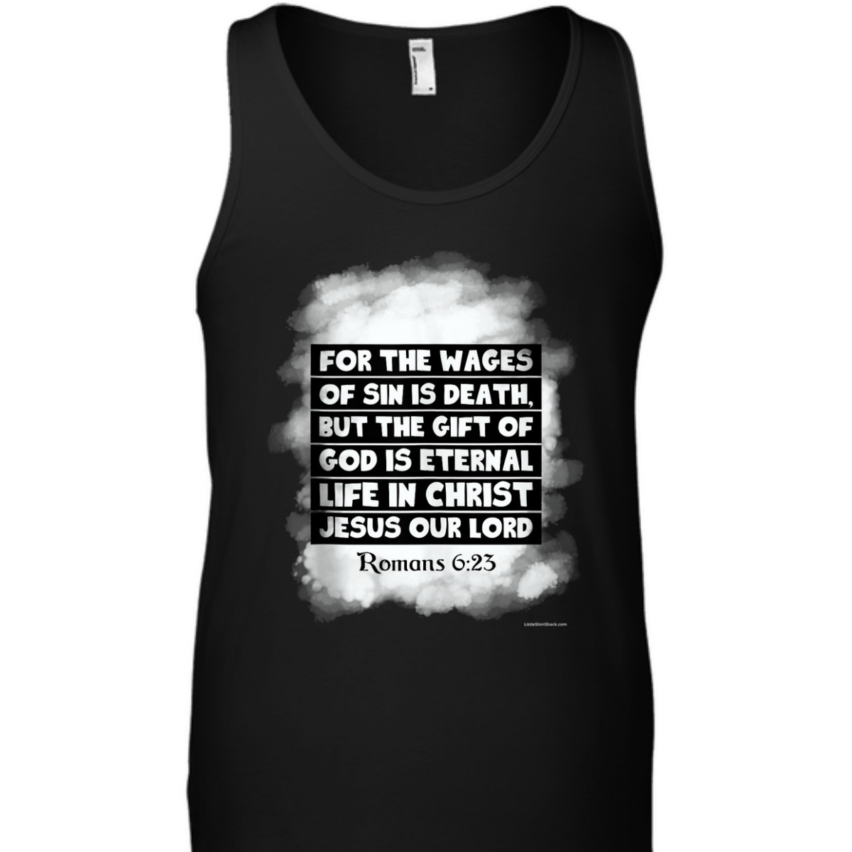 For The Wages Of Sin Is Death Romans 6:23 Christian Religious Bible Verse T-Shirt