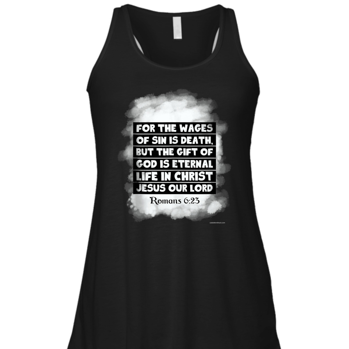 For The Wages Of Sin Is Death Romans 6:23 Christian Religious Bible Verse T-Shirt
