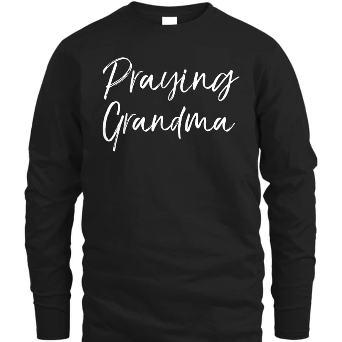 Prayer Warrior Praying Grandma T-Shirt Mother's Day Gift
