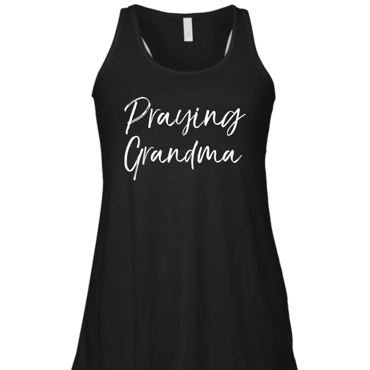 Prayer Warrior Praying Grandma T-Shirt Mother's Day Gift