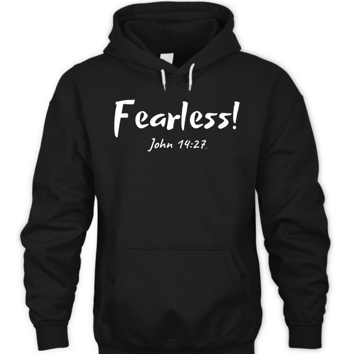 Christian Inspirational Bible Verse T-Shirt John 14:27 Fearless Christian Inspirational Bible Verse T-Shirt John 14:27 Fearless