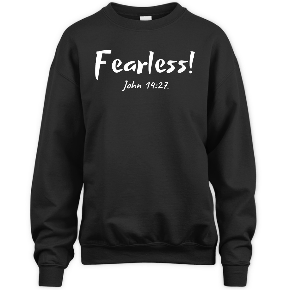 Christian Inspirational Bible Verse T-Shirt John 14:27 Fearless Christian Inspirational Bible Verse T-Shirt John 14:27 Fearless