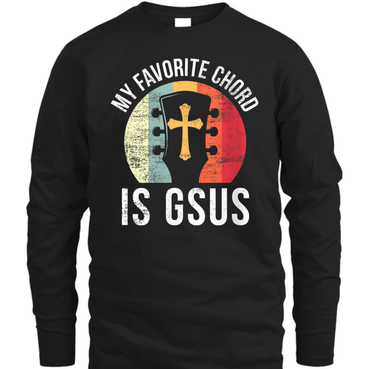 Christian Guitar Player My Favorite Chord Jesus Guitarist T-Shirt Christian Guitar Player My Favorite Chord Jesus Guitarist T-Shirt