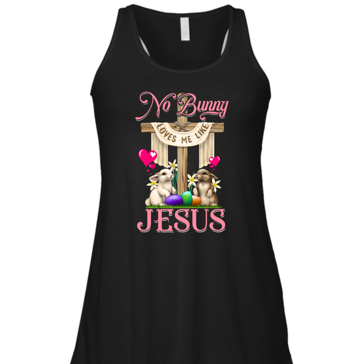 No Bunny Loves Me Like Jesus Christian Cross Easter Day T-Shirt No Bunny Loves Me Like Jesus Christian Cross Easter Day T-Shirt