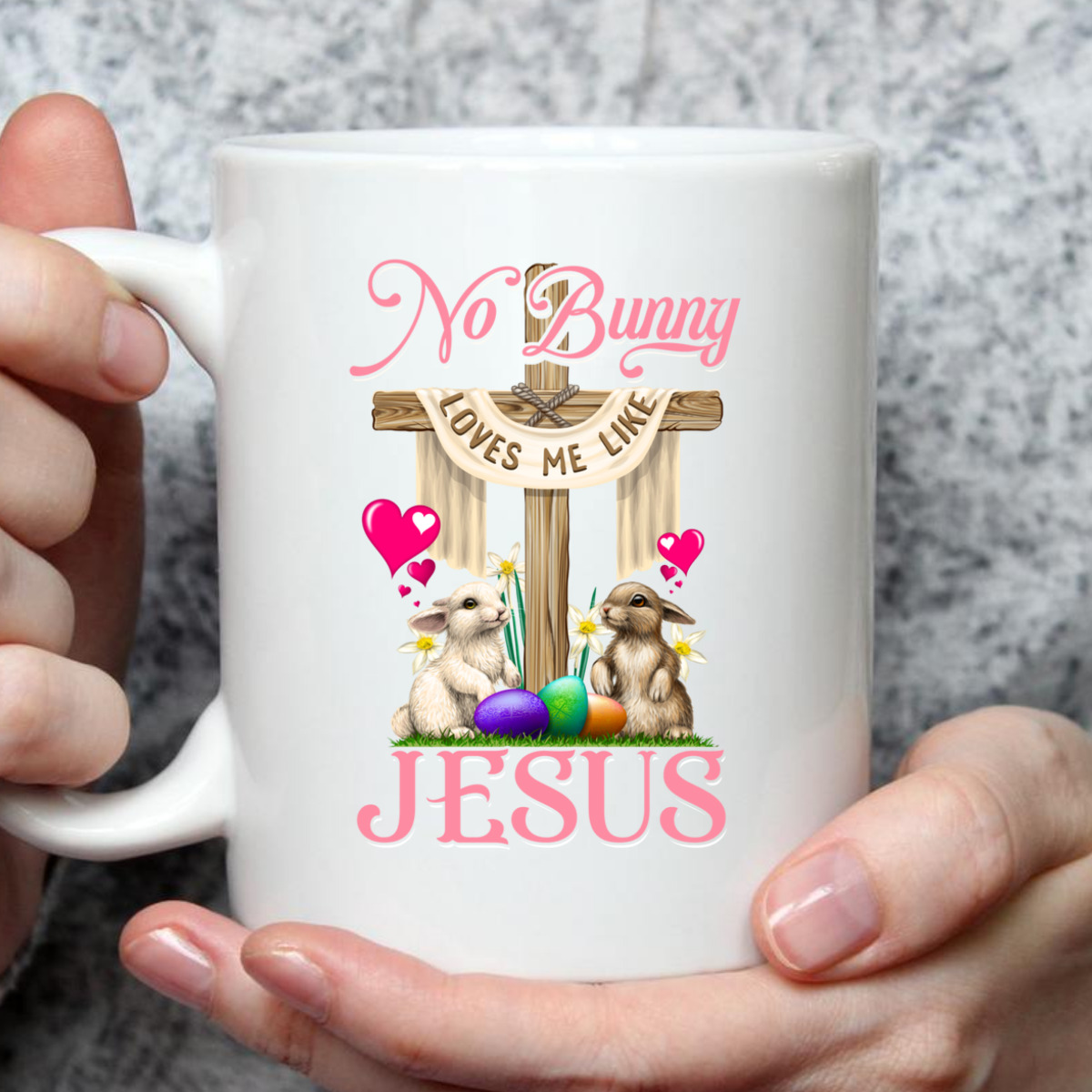No Bunny Loves Me Like Jesus Christian Cross Easter Day T-Shirt No Bunny Loves Me Like Jesus Christian Cross Easter Day T-Shirt