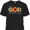 Positive Godly Bible Verse T-Shirt With God All Things Are Possible Matthew 19:26