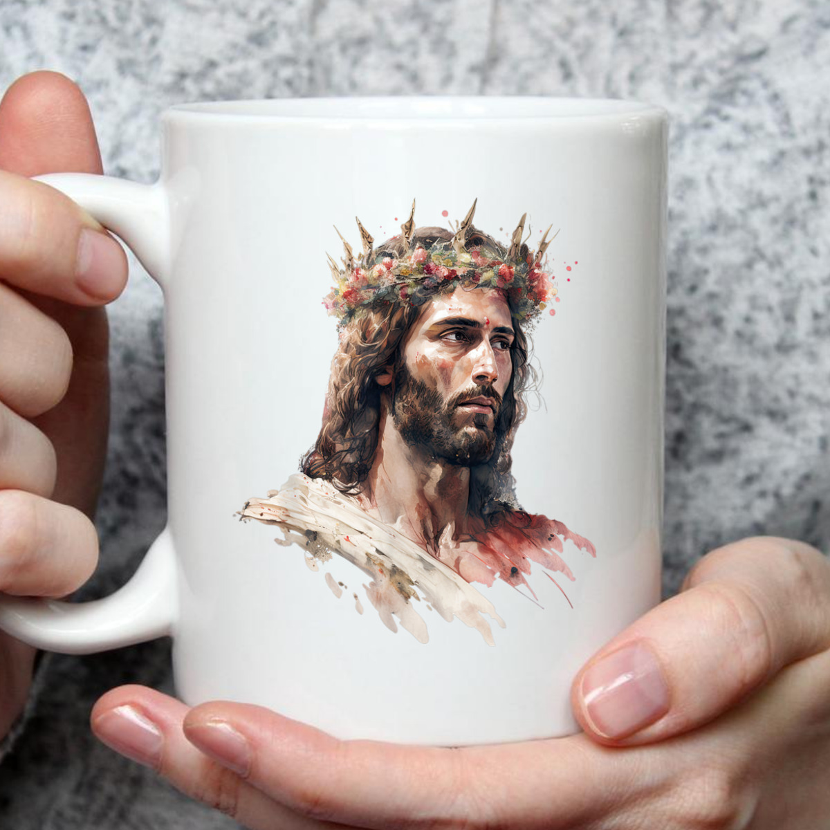 Jesus Is King Of Kings Jesus Floral Crown Christian T-Shirt For Jesus Lovers Jesus Is King Of Kings Jesus Floral Crown Christian T-Shirt For Jesus Lovers