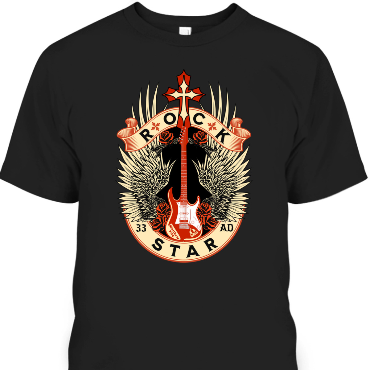 Jesus Is My Rock My Salvation And My Star Since 33 AD T-Shirt Jesus Is My Rock My Salvation And My Star Since 33 AD T-Shirt