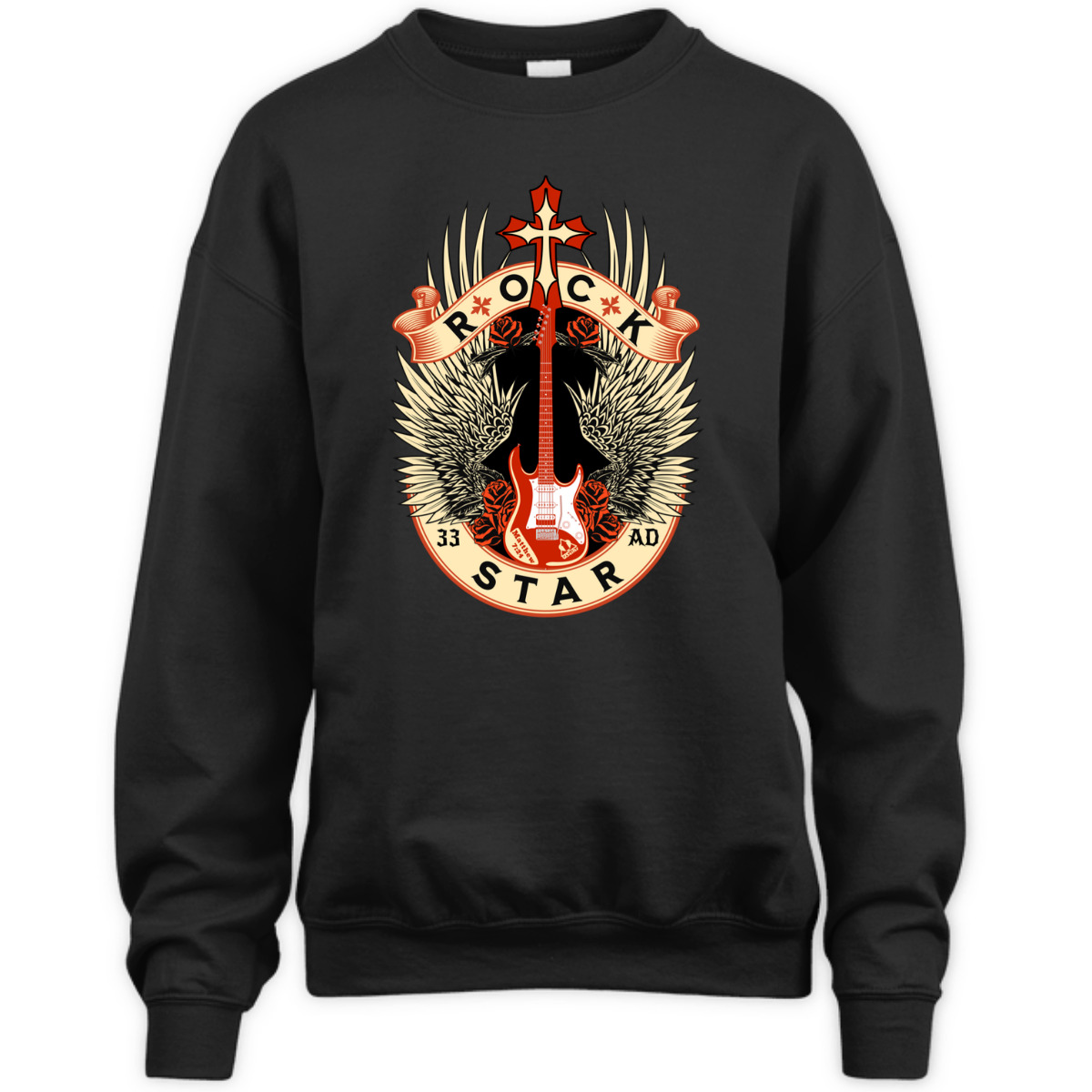 Jesus Is My Rock My Salvation And My Star Since 33 AD T-Shirt Jesus Is My Rock My Salvation And My Star Since 33 AD T-Shirt