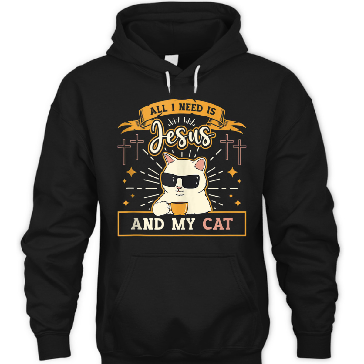 All I Need Is Jesus And My Cat Funny Christian T-Shirt For Cat Lovers All I Need Is Jesus And My Cat Funny Christian T-Shirt For Cat Lovers