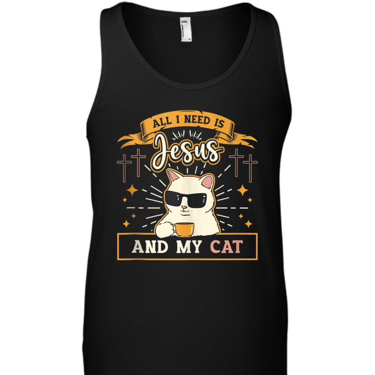 All I Need Is Jesus And My Cat Funny Christian T-Shirt For Cat Lovers All I Need Is Jesus And My Cat Funny Christian T-Shirt For Cat Lovers