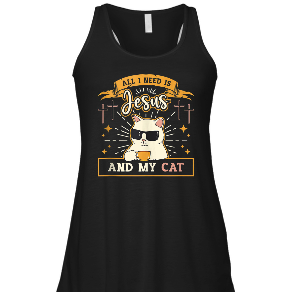 All I Need Is Jesus And My Cat Funny Christian T-Shirt For Cat Lovers All I Need Is Jesus And My Cat Funny Christian T-Shirt For Cat Lovers