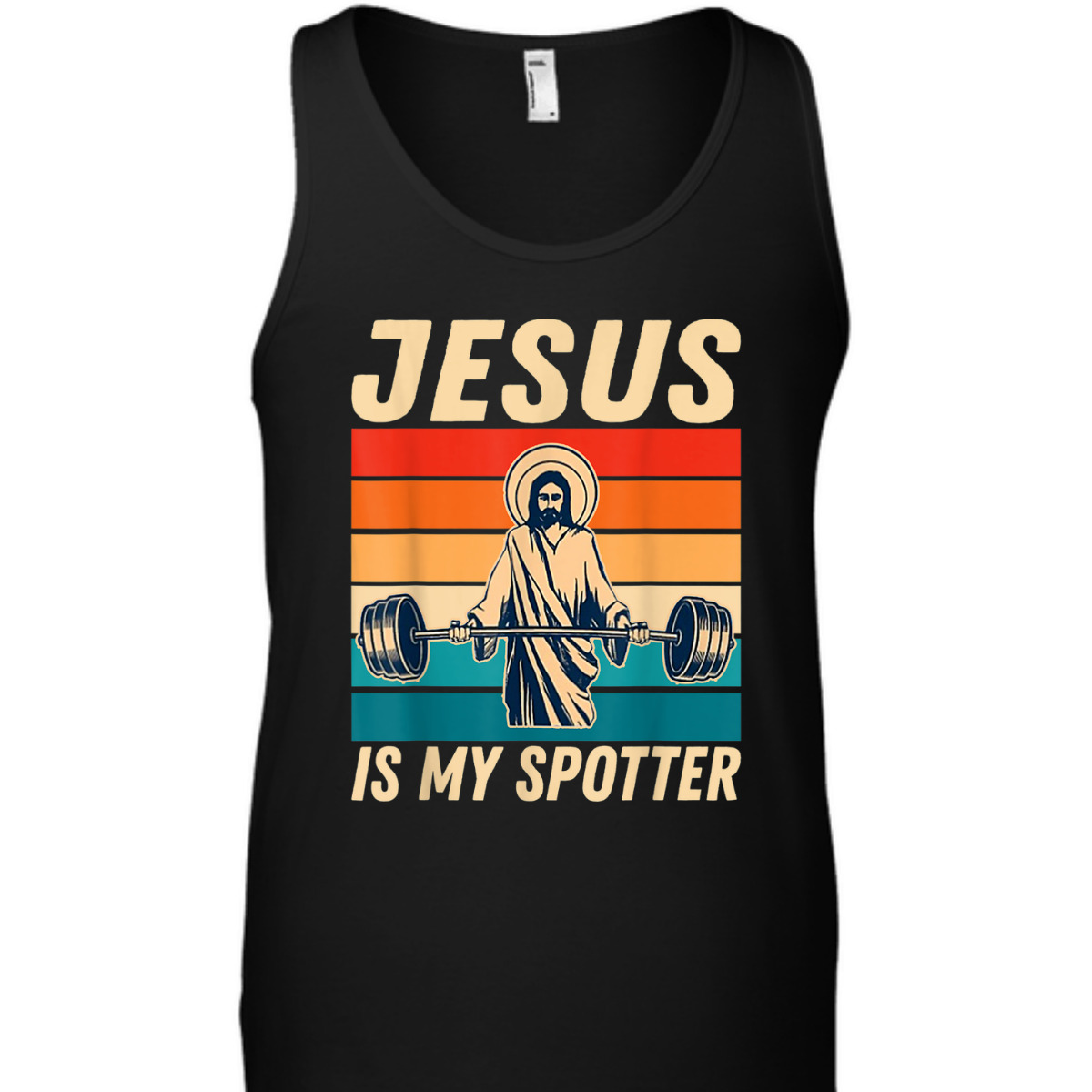Funny Christian Gymer T-Shirt Jesus Is My Spotter Workout Gift For Christians Funny Christian Gymer T-Shirt Jesus Is My Spotter Workout Gift For Christians
