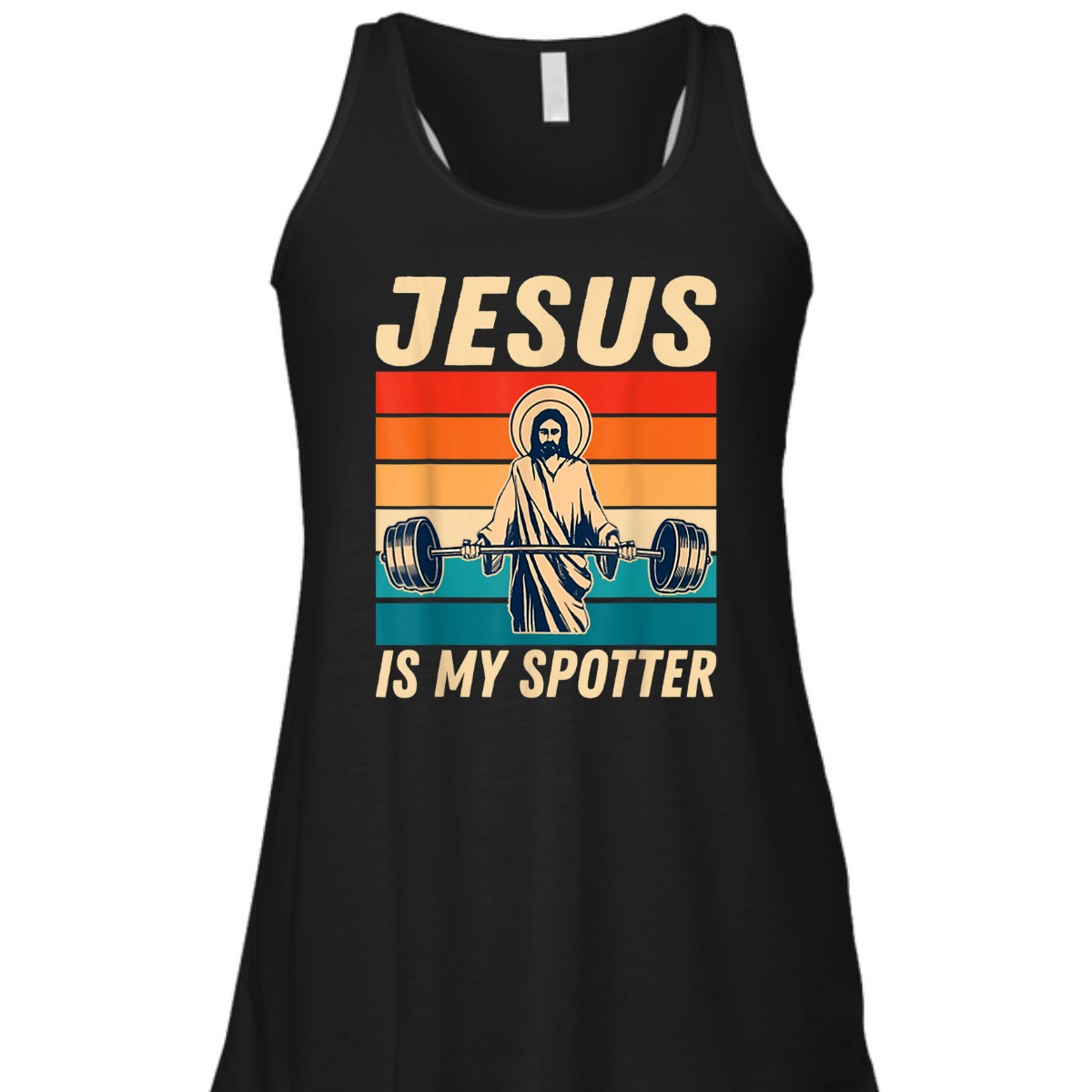 Funny Christian Gymer T-Shirt Jesus Is My Spotter Workout Gift For Christians Funny Christian Gymer T-Shirt Jesus Is My Spotter Workout Gift For Christians