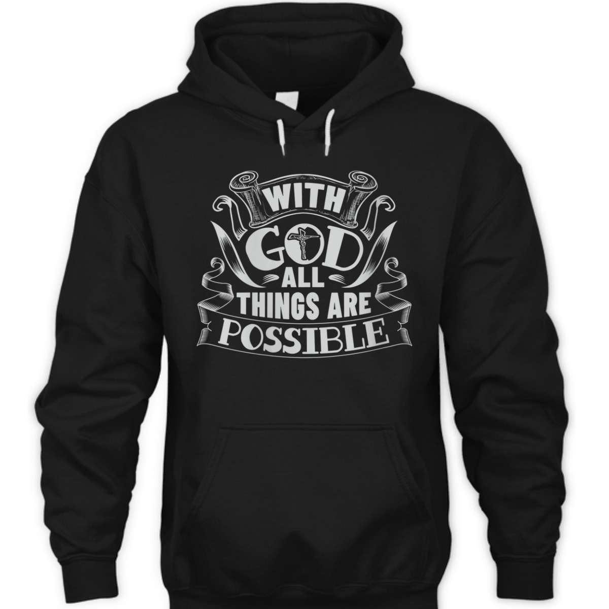 With God All Things Are Possible T-Shirt Christian Faith Gift With God All Things Are Possible T-Shirt Christian Faith Gift