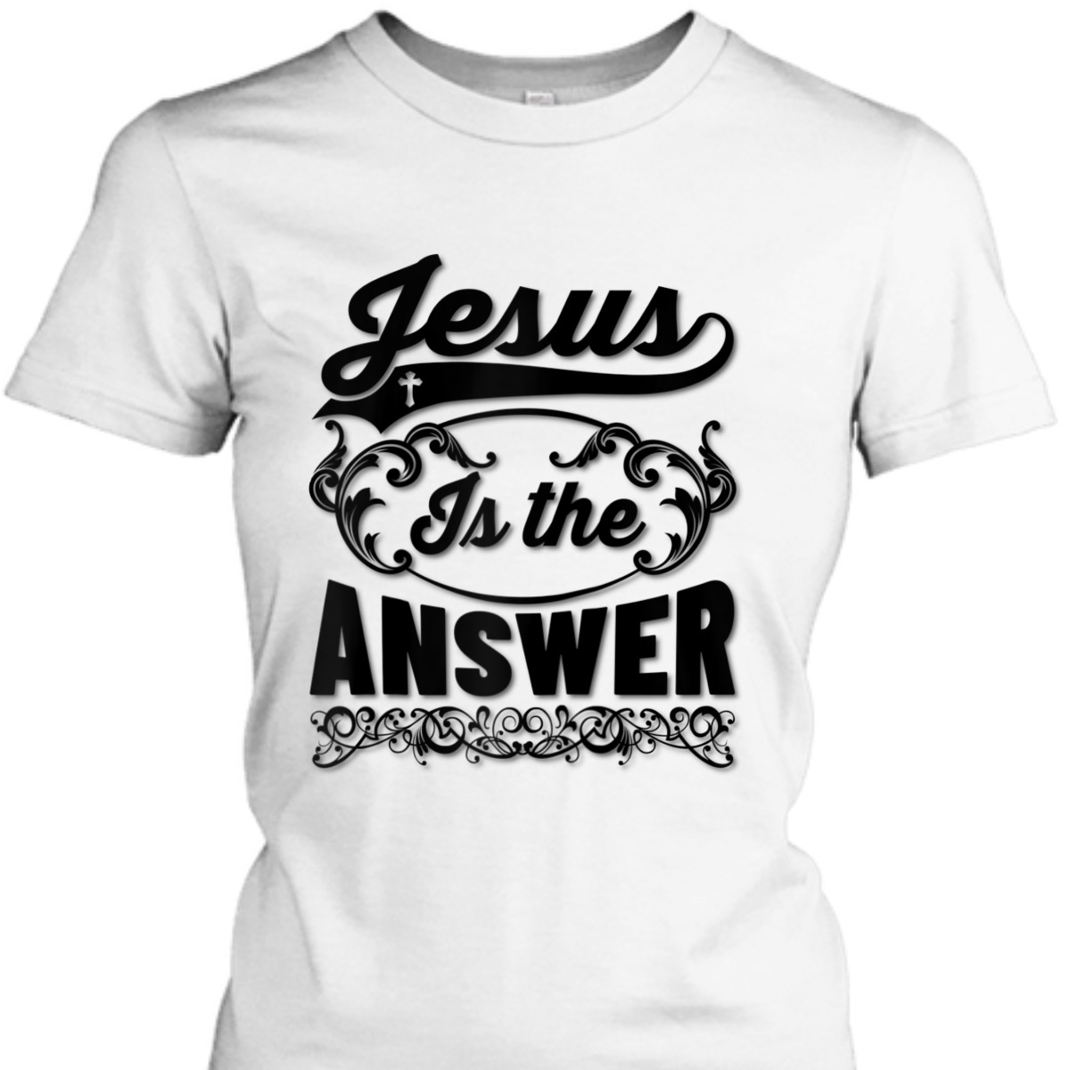 Jesus Is The Answer T-Shirt Christian Religious Gift For Jesus Lovers Jesus Is The Answer T-Shirt Christian Religious Gift For Jesus Lovers
