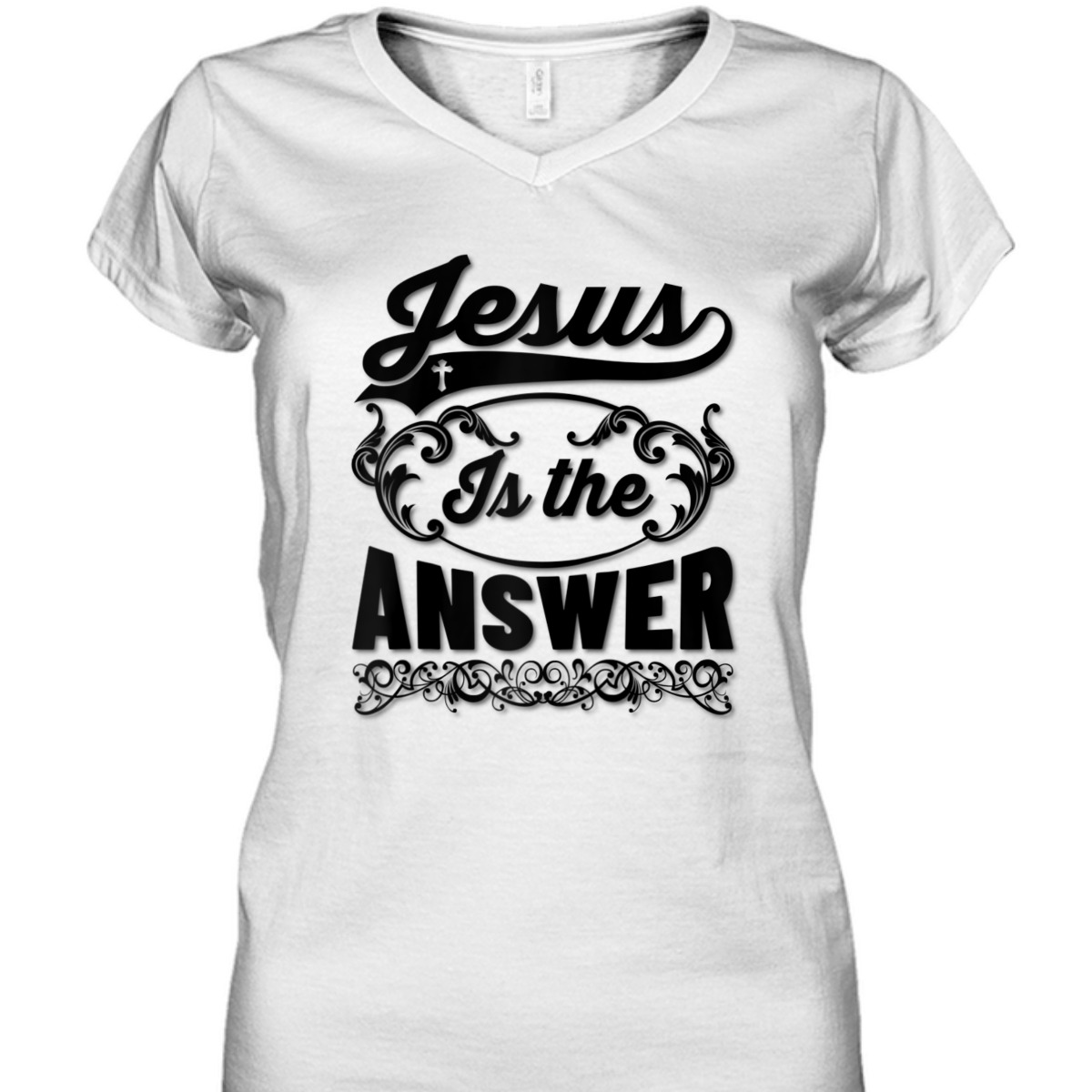 Jesus Is The Answer T-Shirt Christian Religious Gift For Jesus Lovers Jesus Is The Answer T-Shirt Christian Religious Gift For Jesus Lovers
