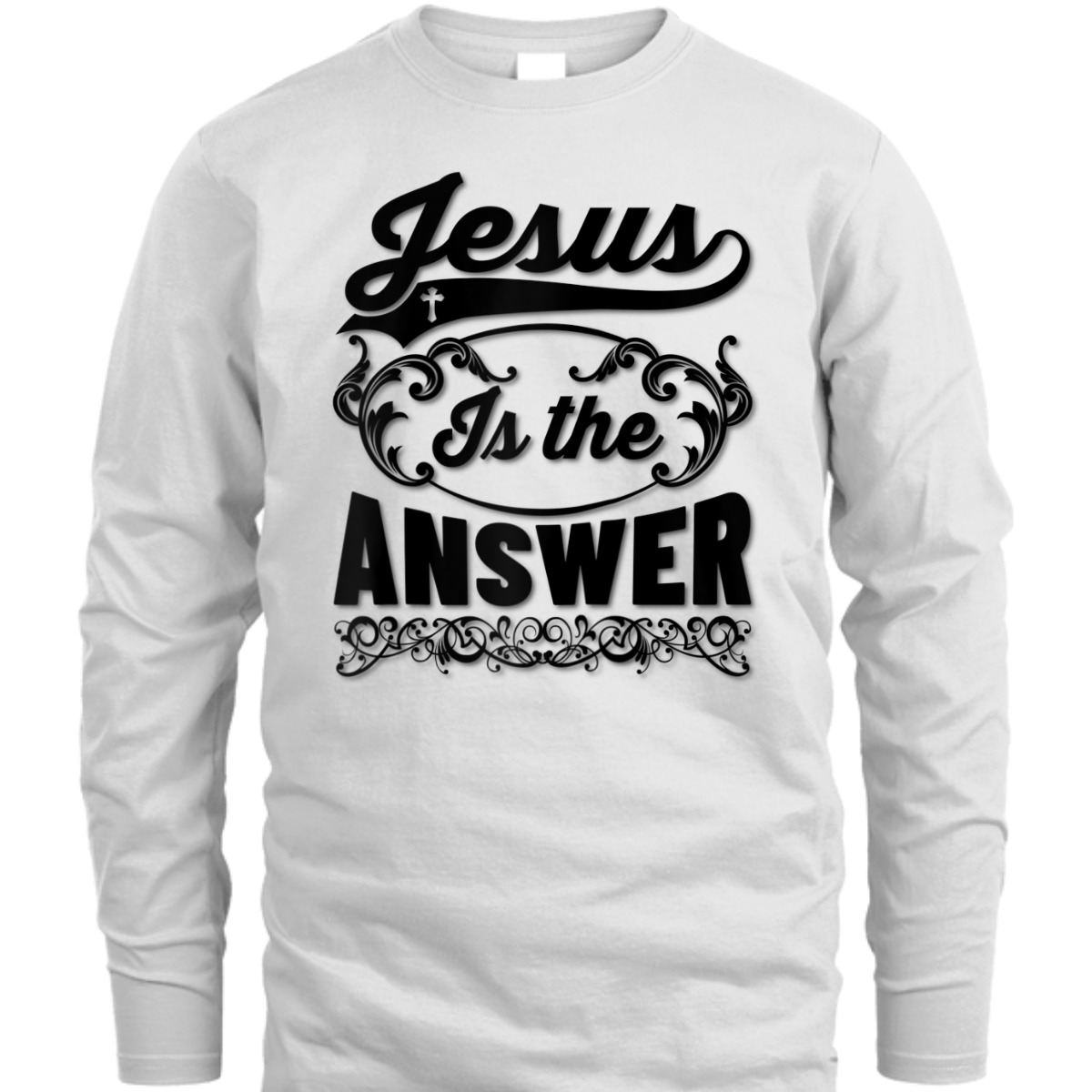 Jesus Is The Answer T-Shirt Christian Religious Gift For Jesus Lovers Jesus Is The Answer T-Shirt Christian Religious Gift For Jesus Lovers