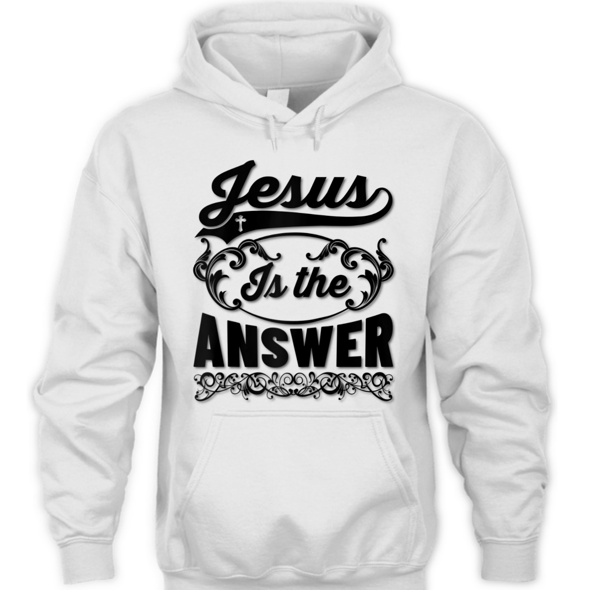Jesus Is The Answer T-Shirt Christian Religious Gift For Jesus Lovers