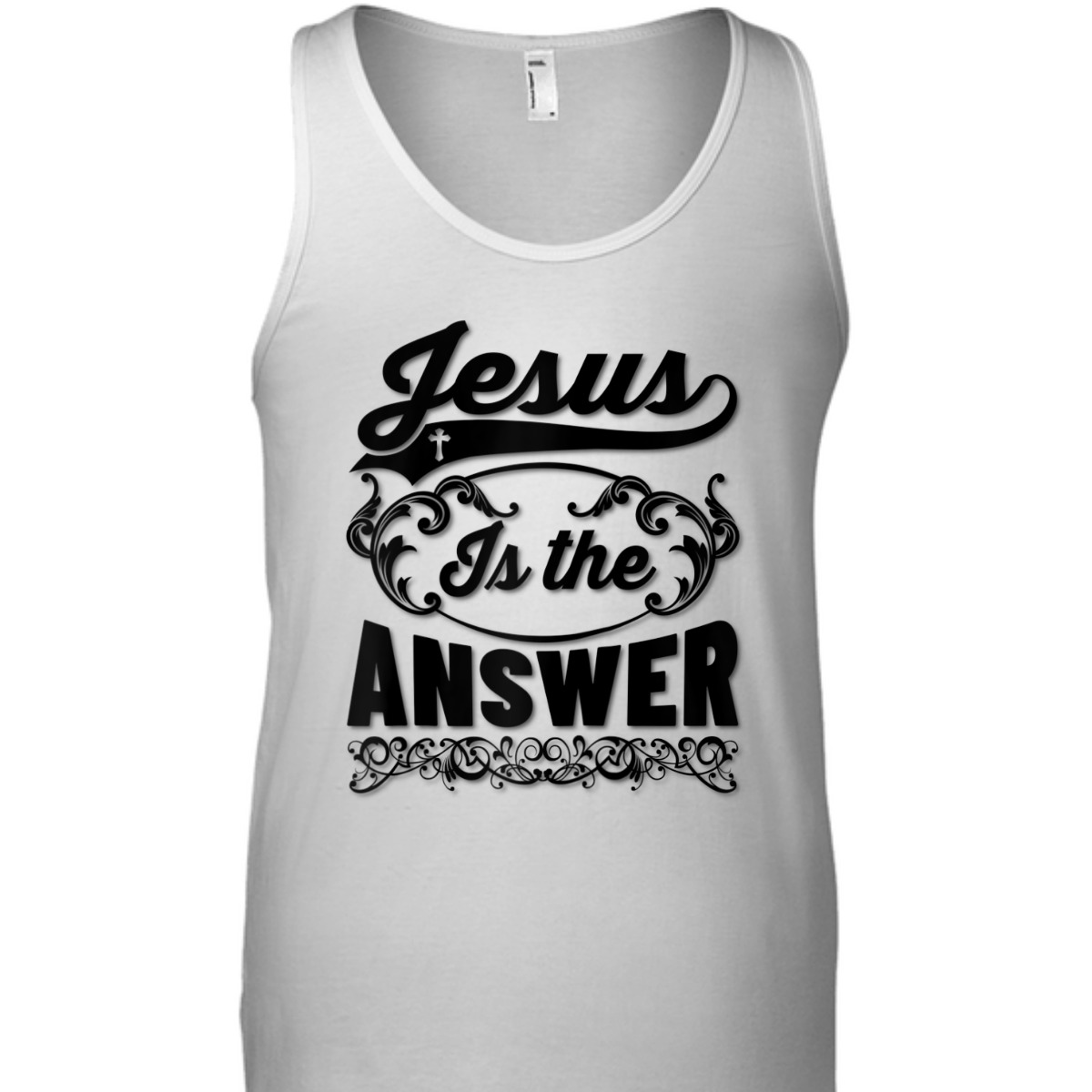 Jesus Is The Answer T-Shirt Christian Religious Gift For Jesus Lovers