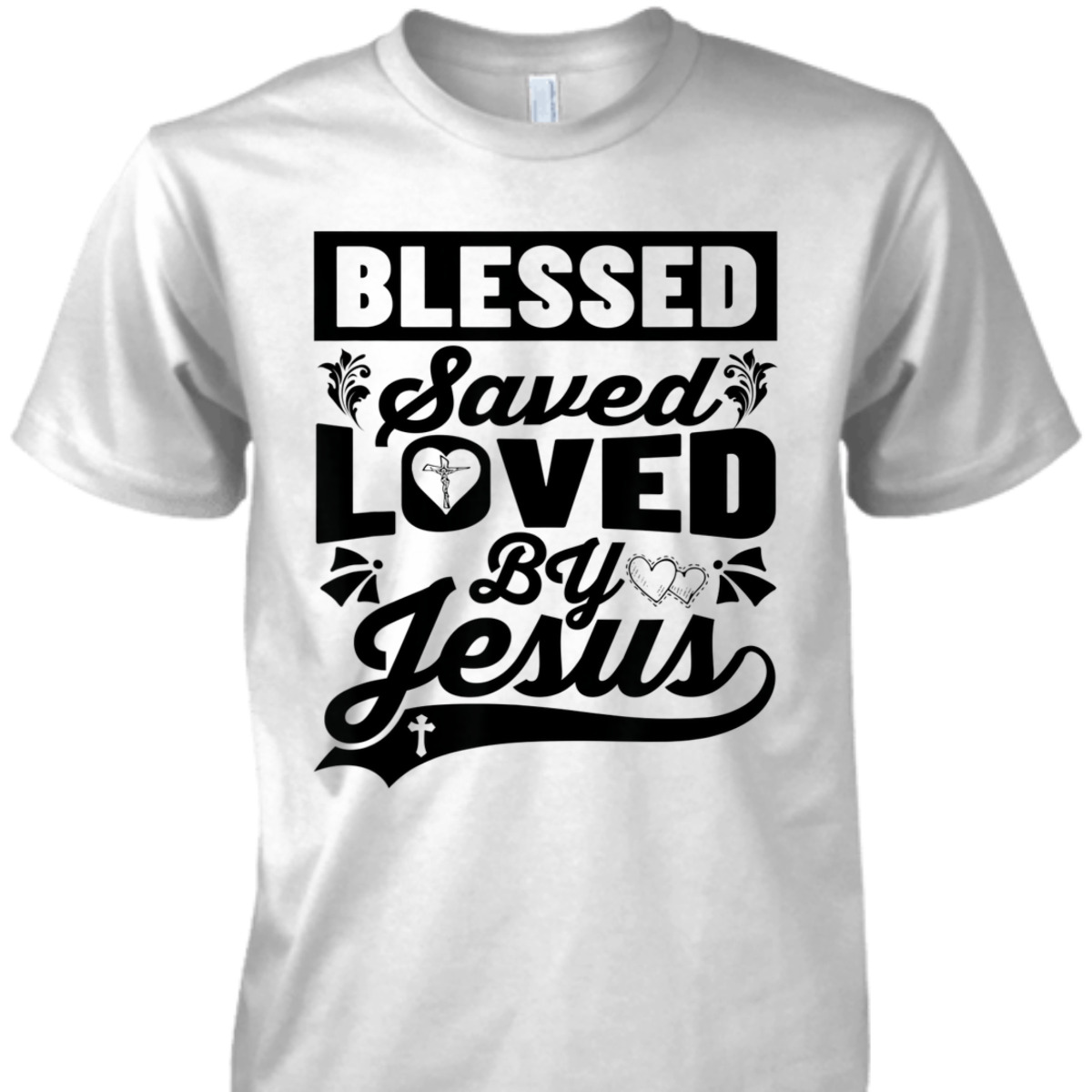 Blessed Saved Loved By Jesus T-Shirt My Superhero Is Jesus Blessed Saved Loved By Jesus T-Shirt My Superhero Is Jesus
