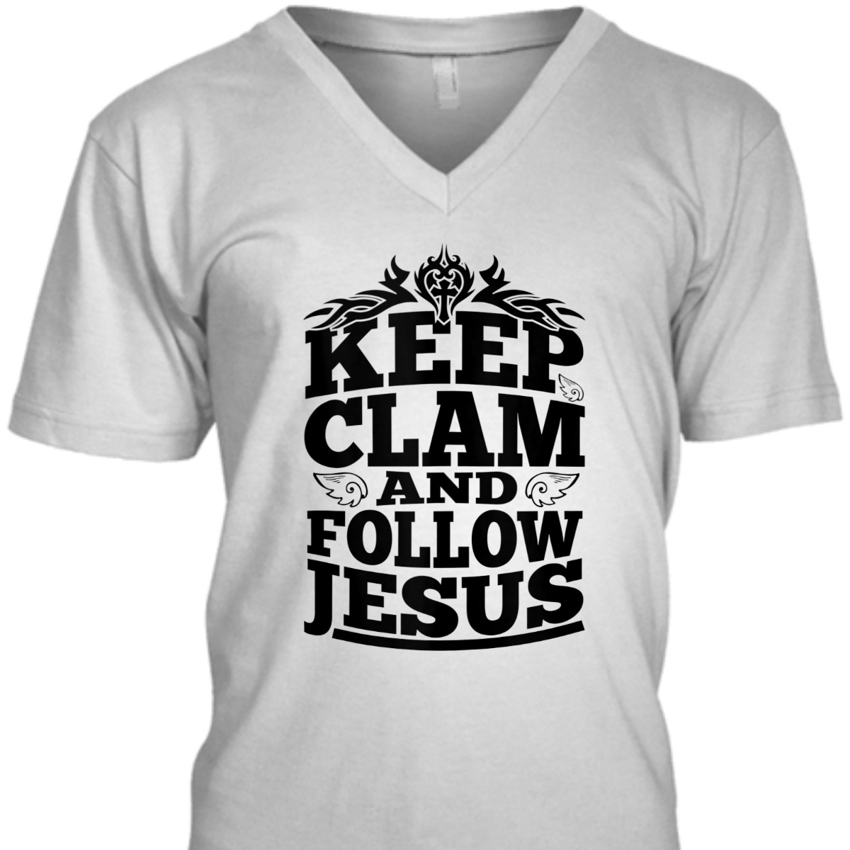 Keep Calm And Follow Jesus T-Shirt Best Christian Gift For Jesus Lovers