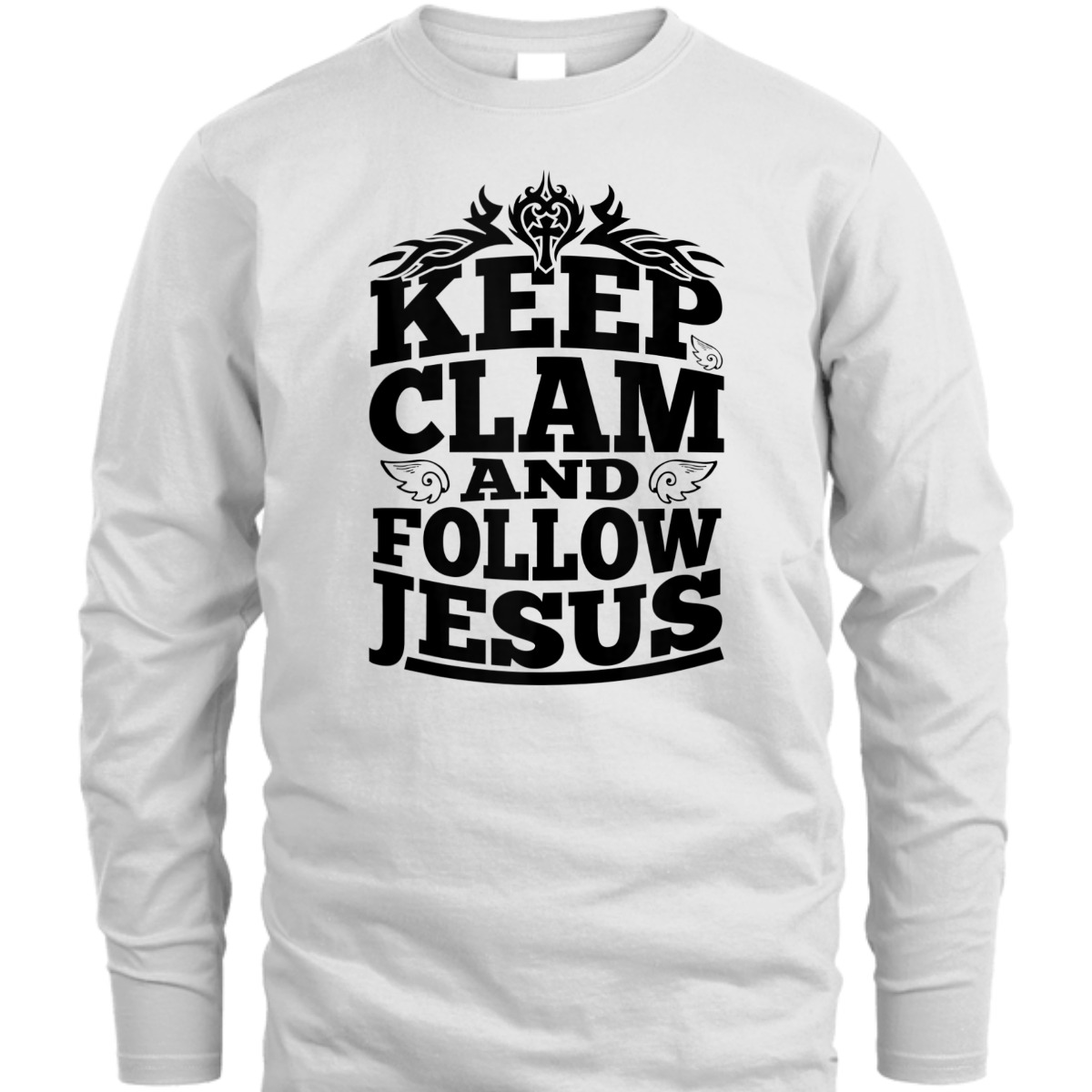 Keep Calm And Follow Jesus T-Shirt Best Christian Gift For Jesus Lovers