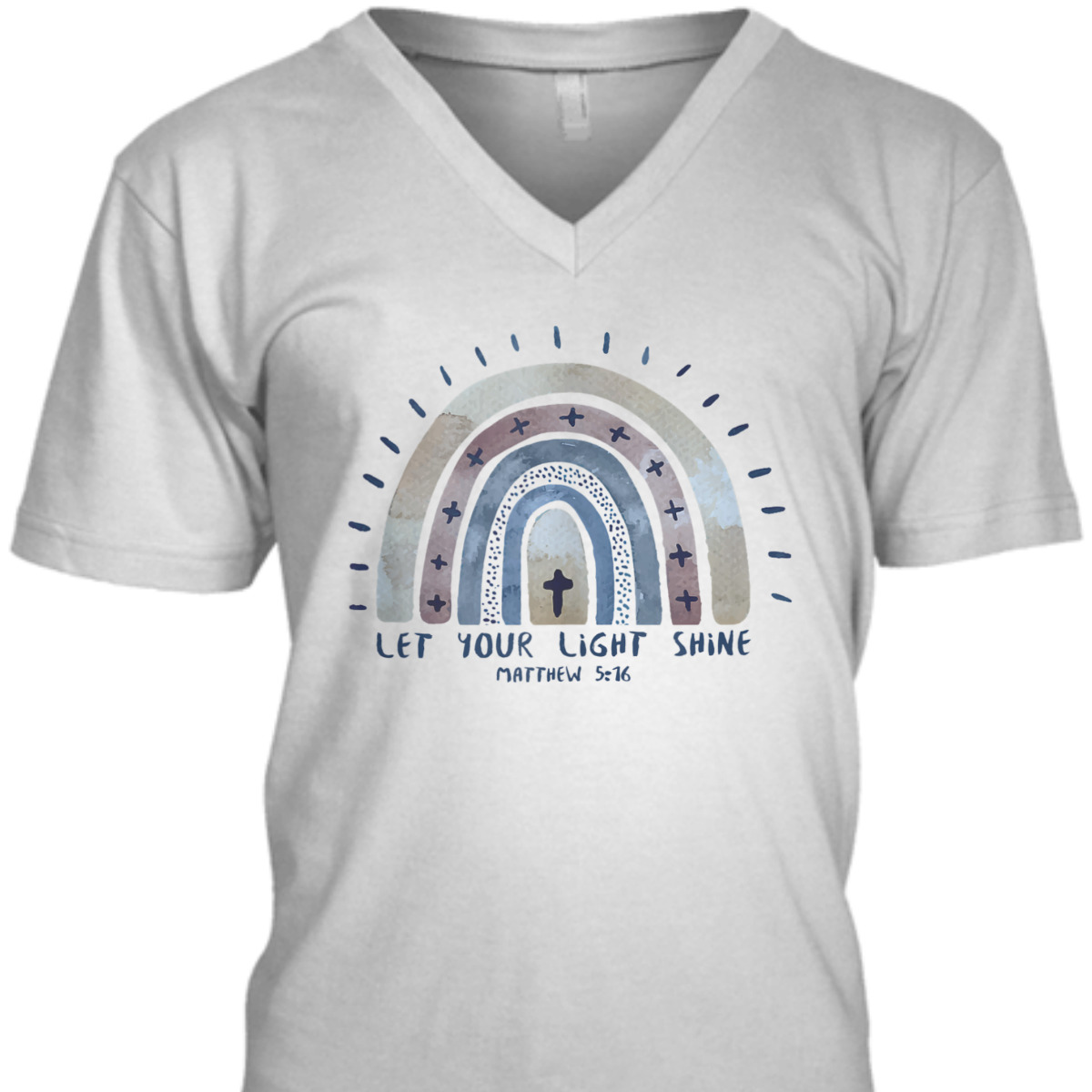 Let Your Light Shine Matthew 5:16 Christian Bible Verse T-Shirt Let Your Light Shine Matthew 5:16 Christian Bible Verse T-Shirt