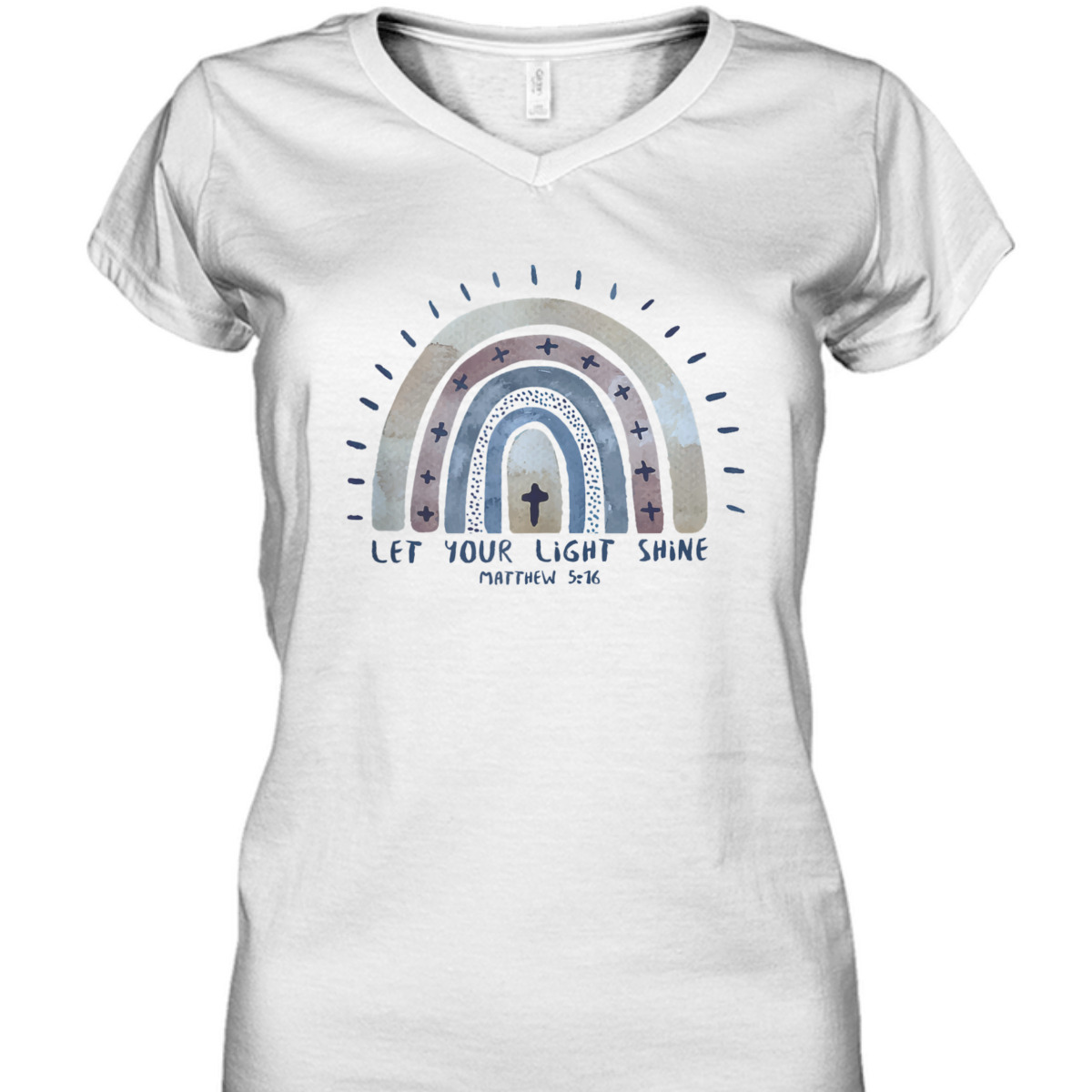 Let Your Light Shine Matthew 5:16 Christian Bible Verse T-Shirt Let Your Light Shine Matthew 5:16 Christian Bible Verse T-Shirt