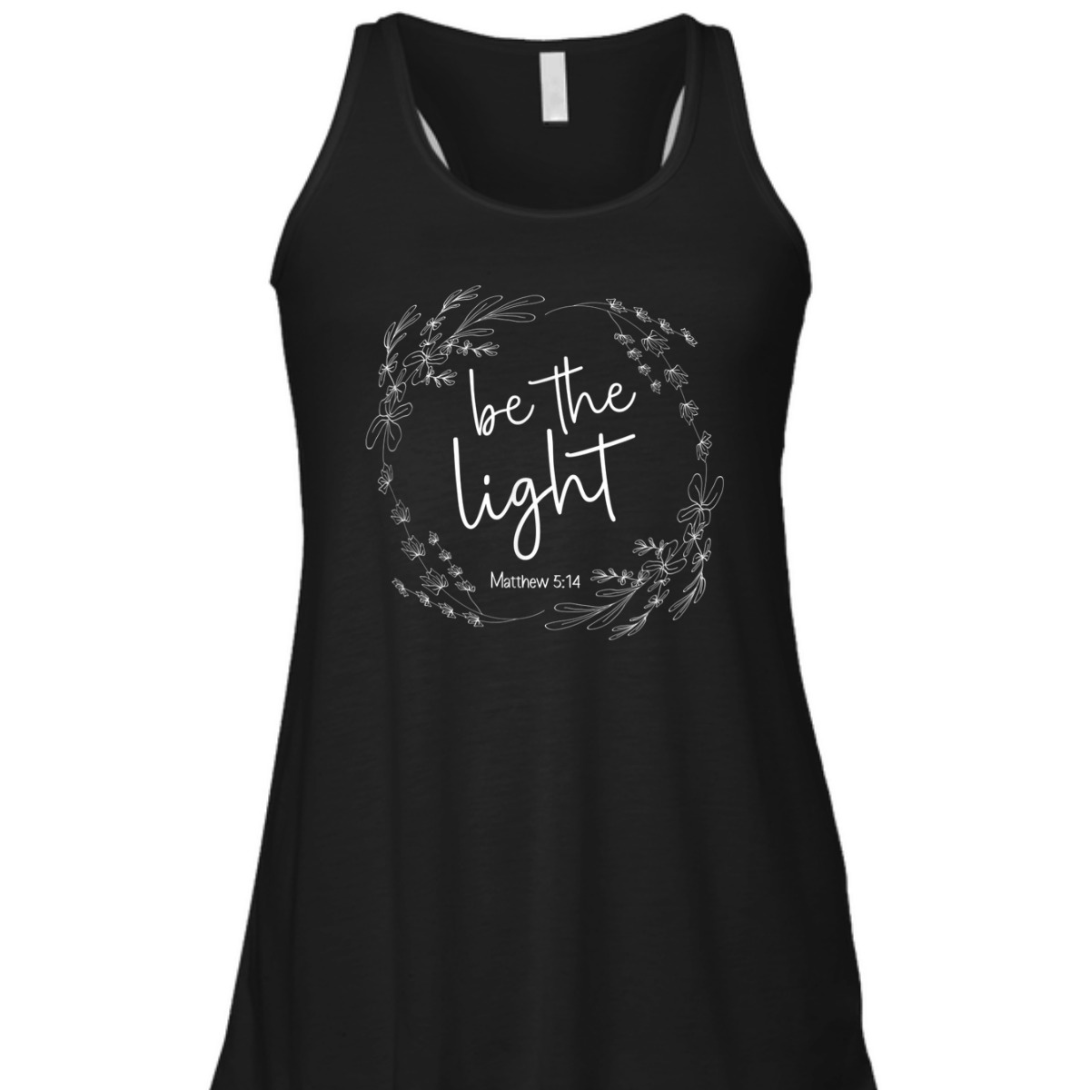 Be The Light T-Shirt Christian Faith Bible Verse Gift