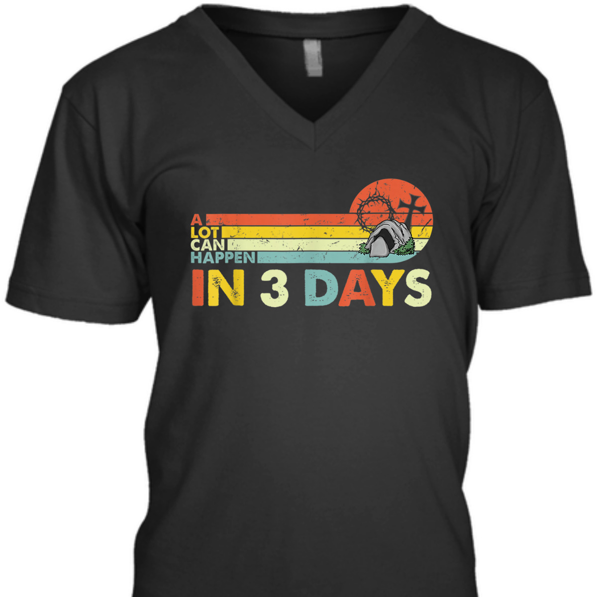 Christian Bible A Lot Can Happen In 3 Days T-Shirt Easter Day Religious Gift Christian Bible A Lot Can Happen In 3 Days T-Shirt Easter Day Religious Gift