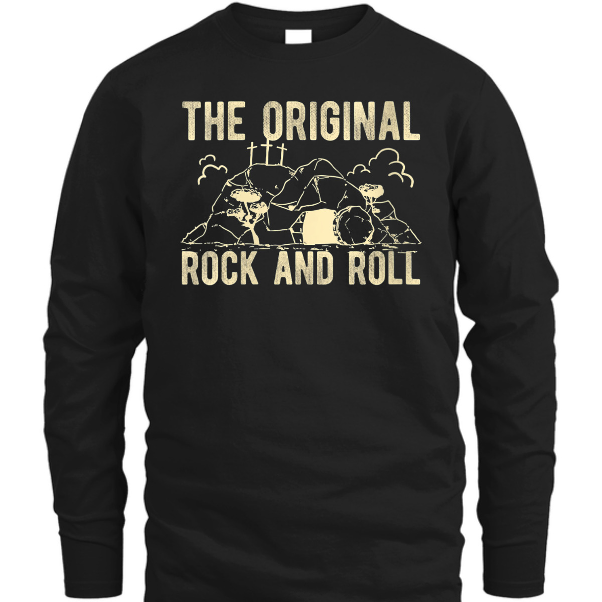 The Original Rock And Roll Funny Christian Jesus Religion T-Shirt The Original Rock And Roll Funny Christian Jesus Religion T-Shirt