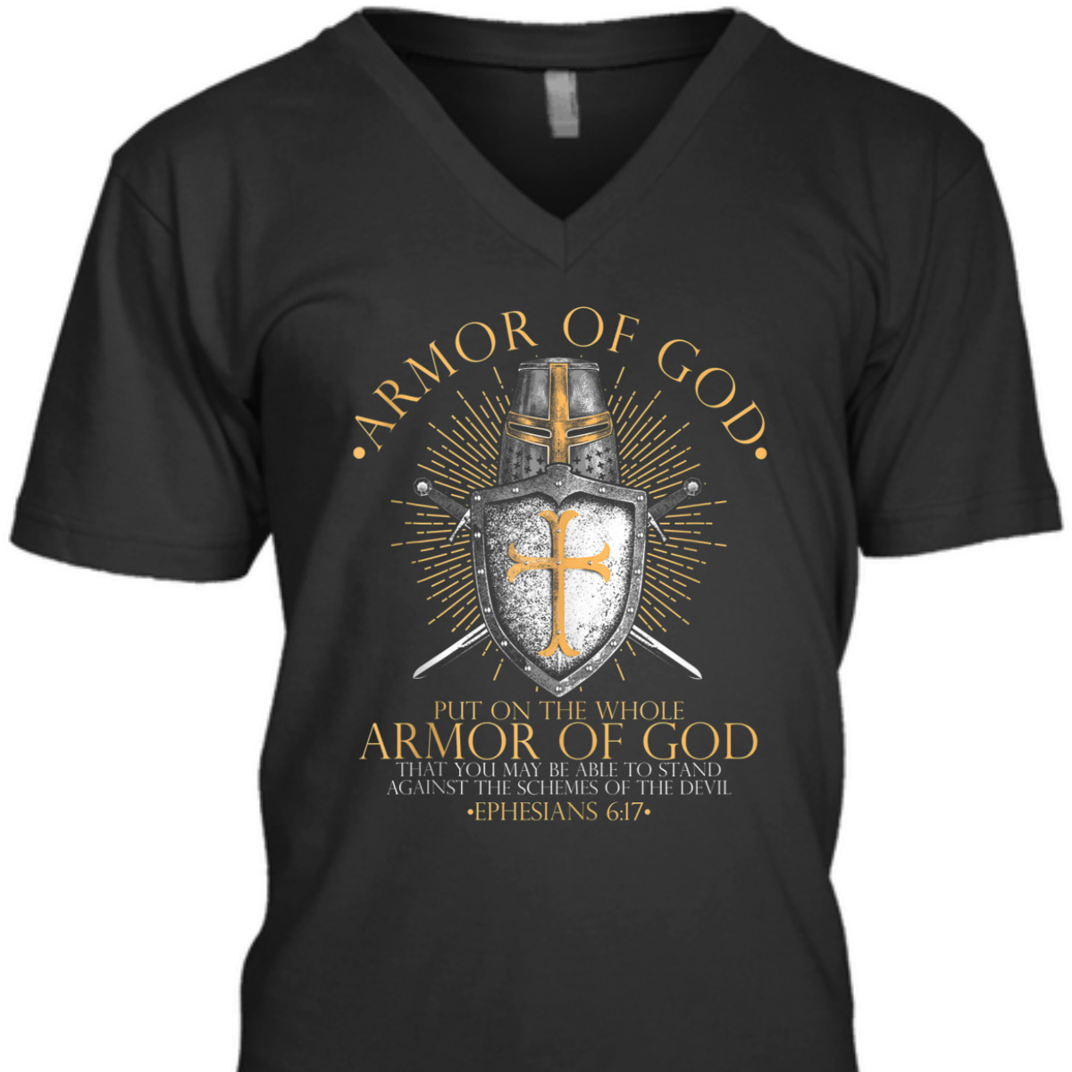 Put On The Full Armor Of God T-Shirt Faith Believers Bible Verse Religious Gift Put On The Full Armor Of God T-Shirt Faith Believers Bible Verse Religious Gift