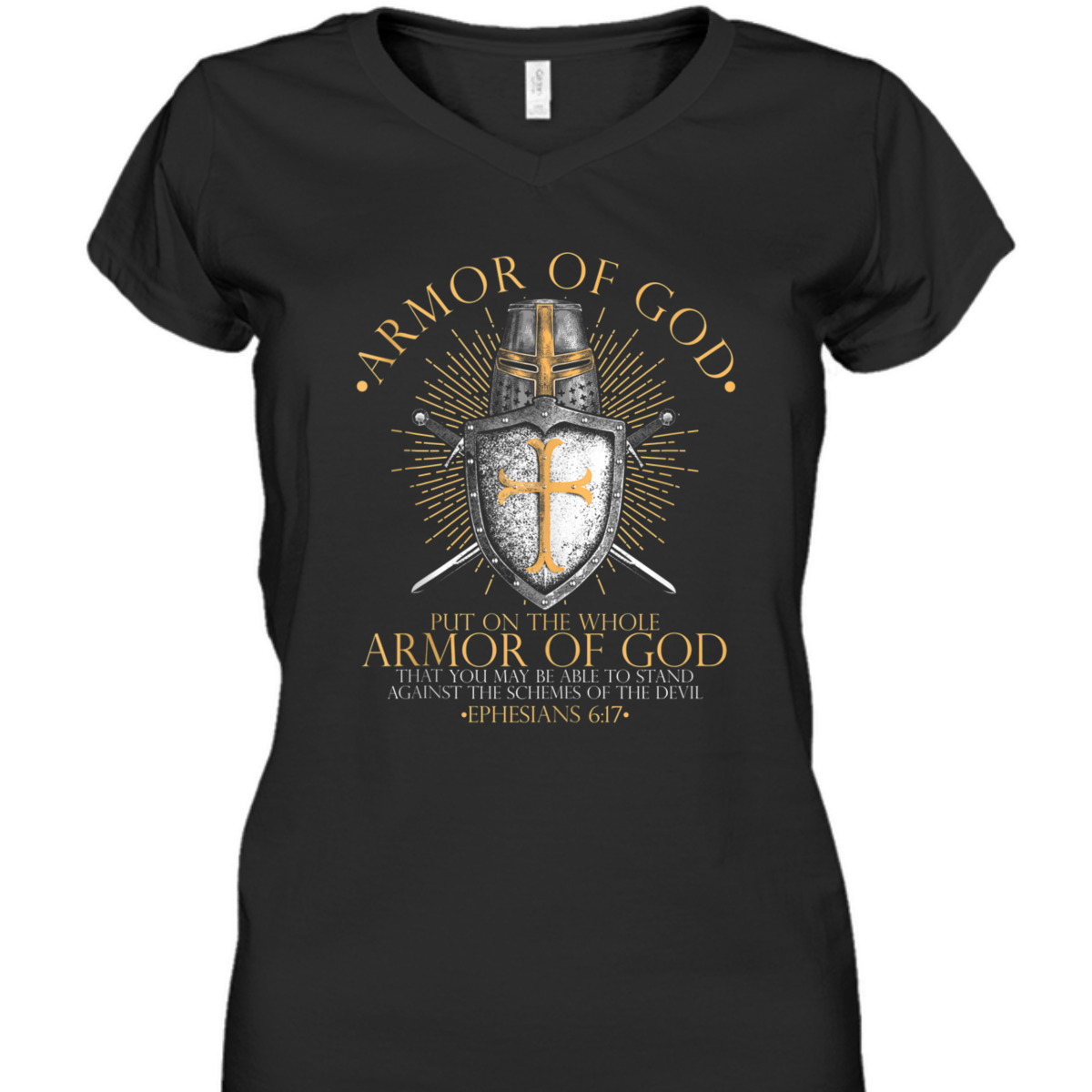 Put On The Full Armor Of God T-Shirt Faith Believers Bible Verse Religious Gift Put On The Full Armor Of God T-Shirt Faith Believers Bible Verse Religious Gift