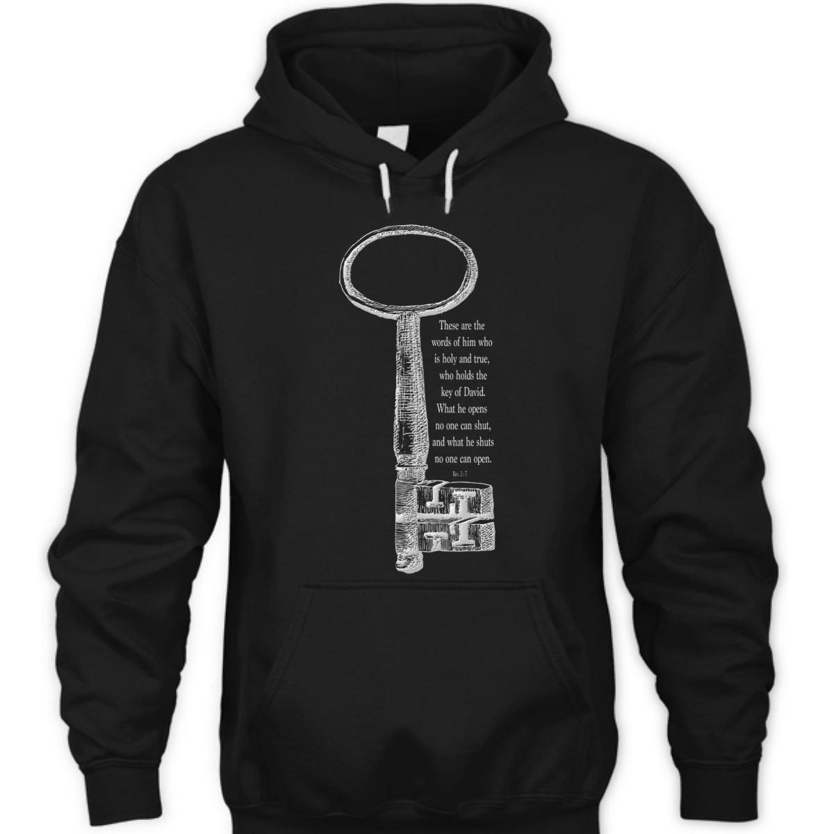 The Key What He Shuts No One Can Open Religious Bible Verse T-Shirt The Key What He Shuts No One Can Open Religious Bible Verse T-Shirt