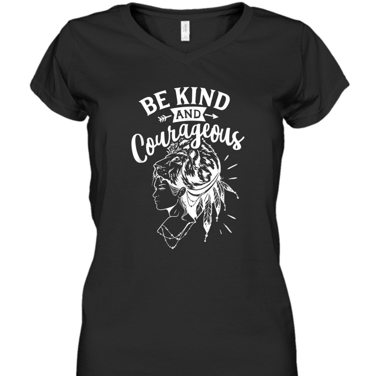 Be Kind And Courageous Religious Bible Verse T-Shirt Be Kind And Courageous Religious Bible Verse T-Shirt