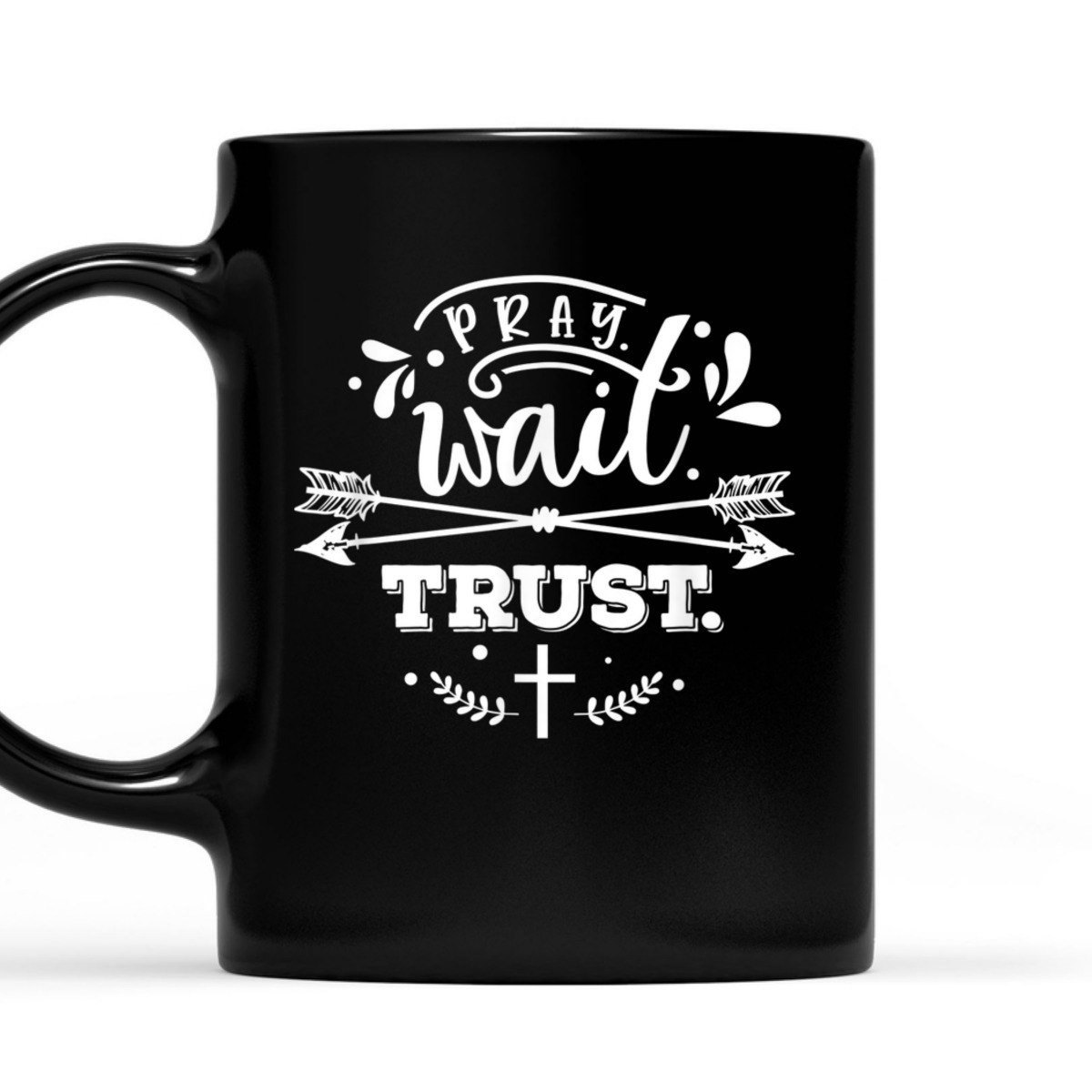 Pray Wait Trust Christianity Bible Verse Religious T-Shirt Pray Wait Trust Christianity Bible Verse Religious T-Shirt