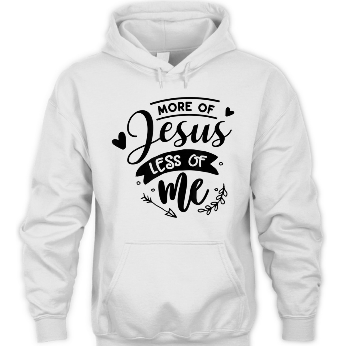 More Of Jesus Less Of Me Bible Verse Religious T-Shirt