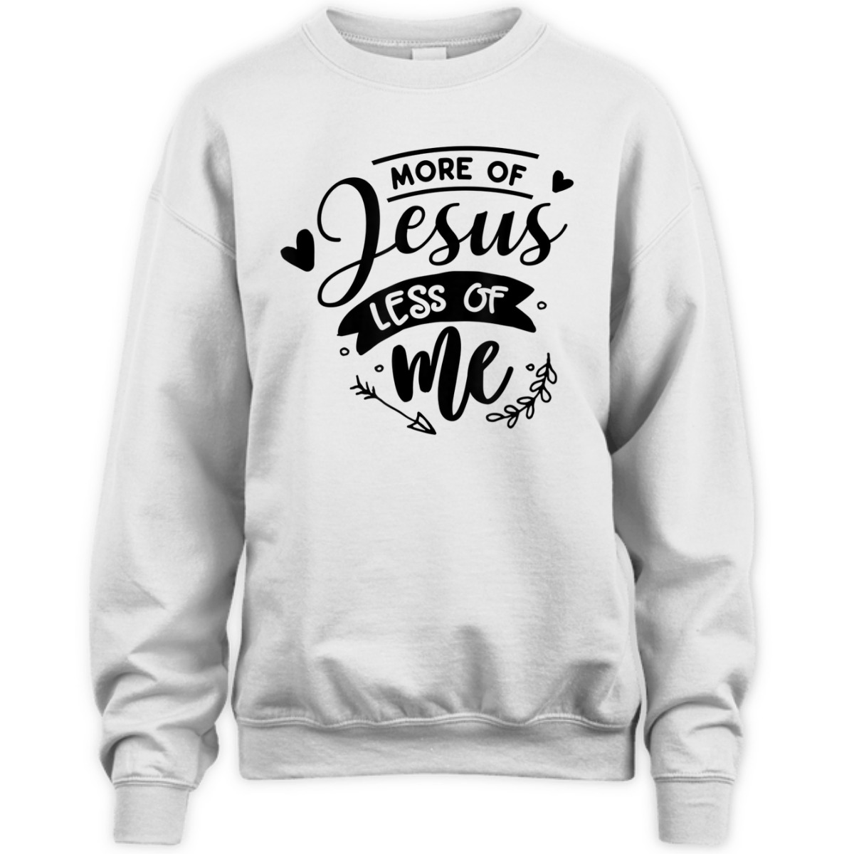 More Of Jesus Less Of Me Bible Verse Religious T-Shirt
